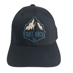 Port Authority Fort Rock Brewing Flexfit Hat Navy Blue L/XL Just Great Beer Cap